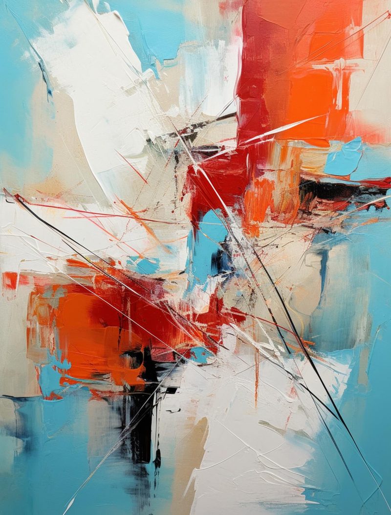Abstraction Menagerie eBook page 47 — abstract expressionism, modern art, bold geometric