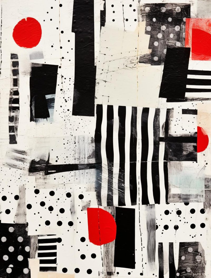 Abstraction Menagerie eBook page 50 — abstract-geometric, modern-collage, bold-graphic