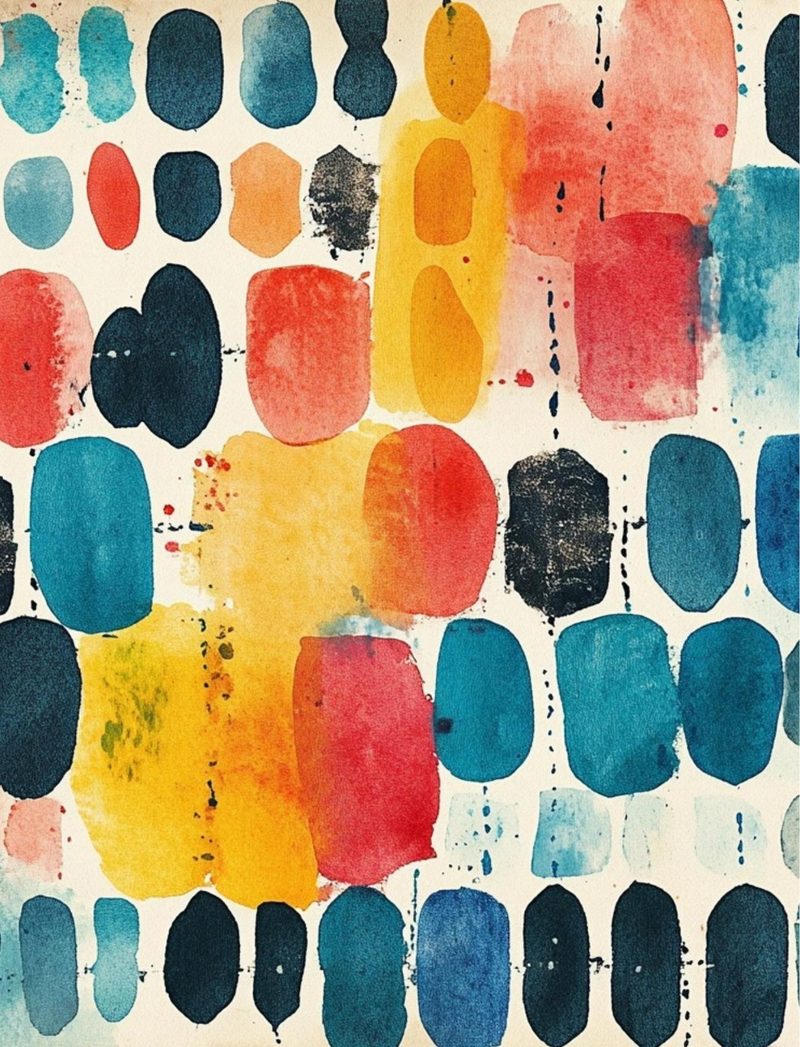 Back That Art Up eBook page 70 — abstract-pattern, geometric-shapes, watercolor-art