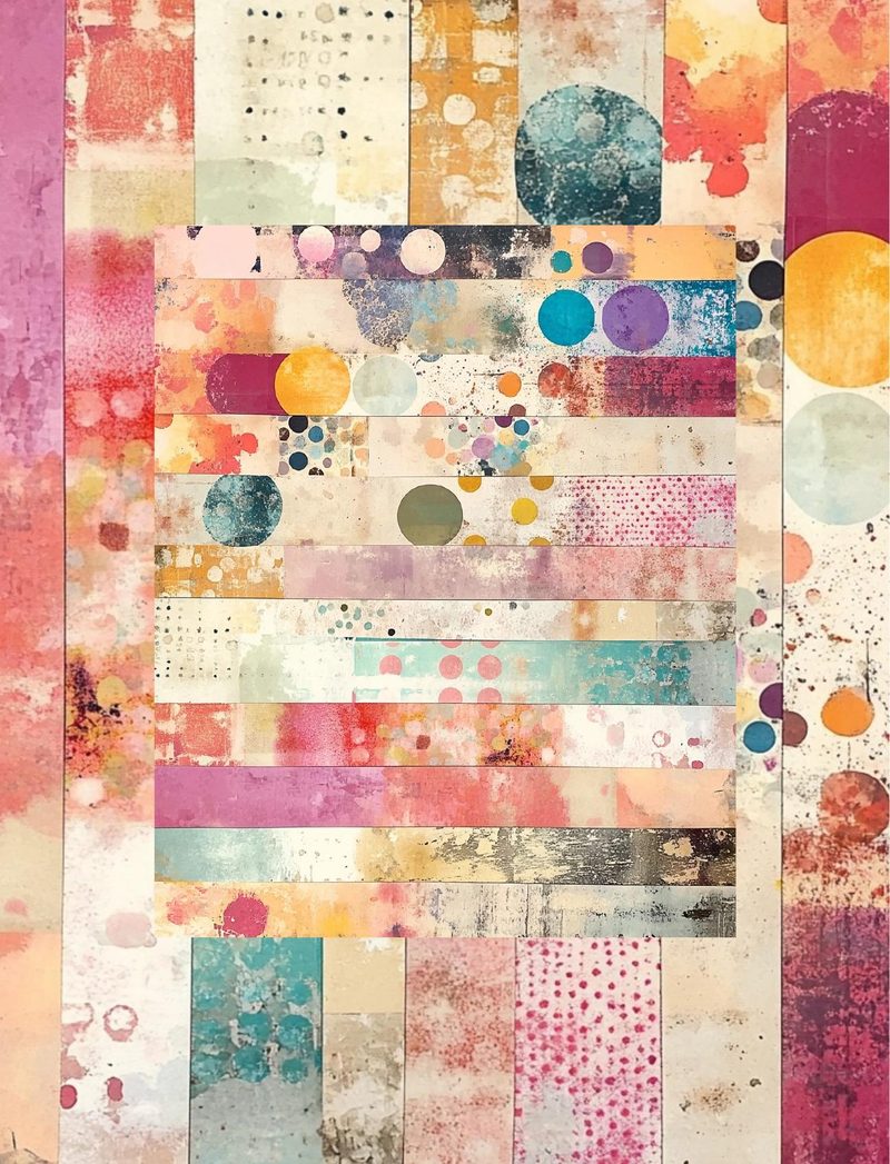 Back That Art Up eBook page 71 — vintage collage, mixed media, distressed