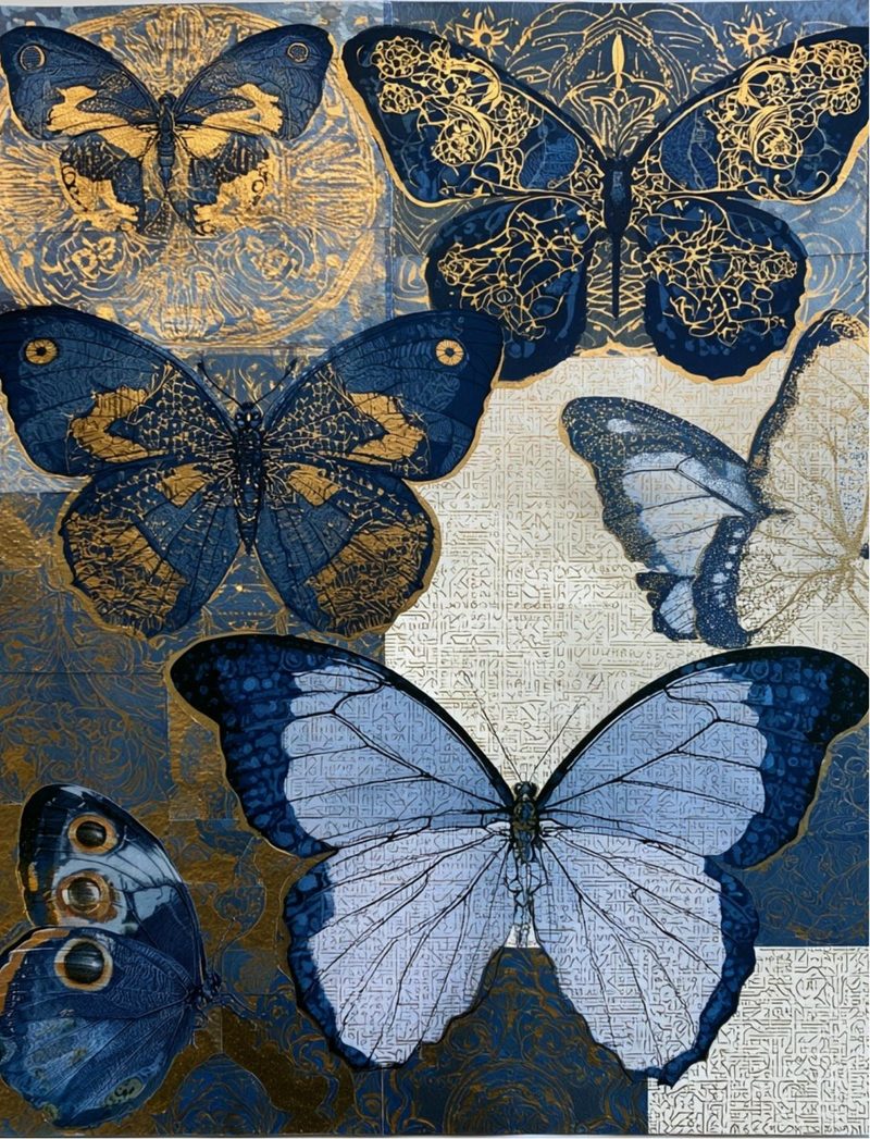 Botanica Obscura — Midnight Garden Collage Papers eBook page 11 — [object Object]