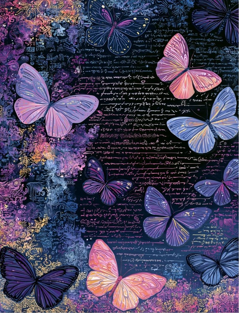 Botanica Obscura — Midnight Garden Collage Papers eBook page 21 — [object Object]