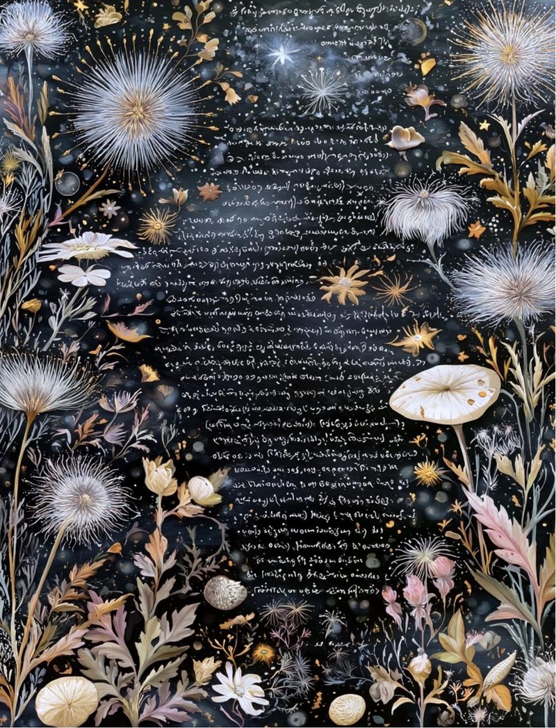 Botanica Obscura — Midnight Garden Collage Papers eBook page 25 — [object Object]