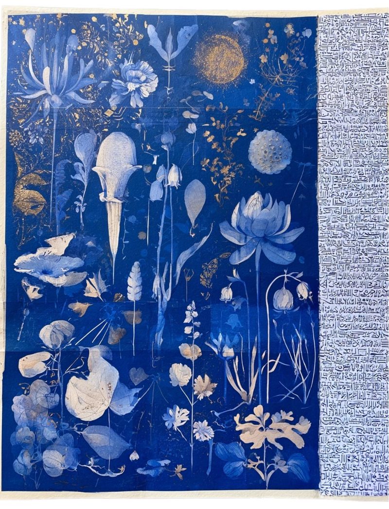 Botanica Obscura — Midnight Garden Collage Papers eBook page 35 — [object Object]