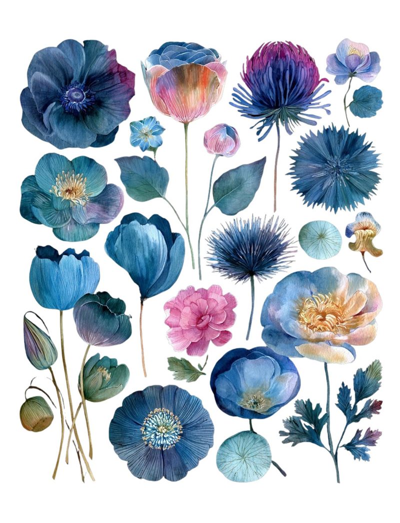 Botanica Obscura — Midnight Garden Collage Papers eBook page 42 — [object Object]