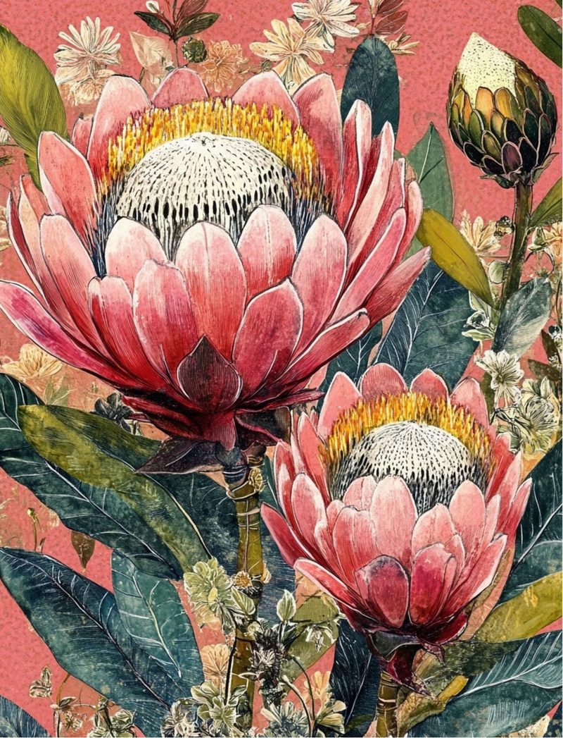 Botanica Obscura — Midnight Garden Collage Papers eBook page 5 — [object Object]