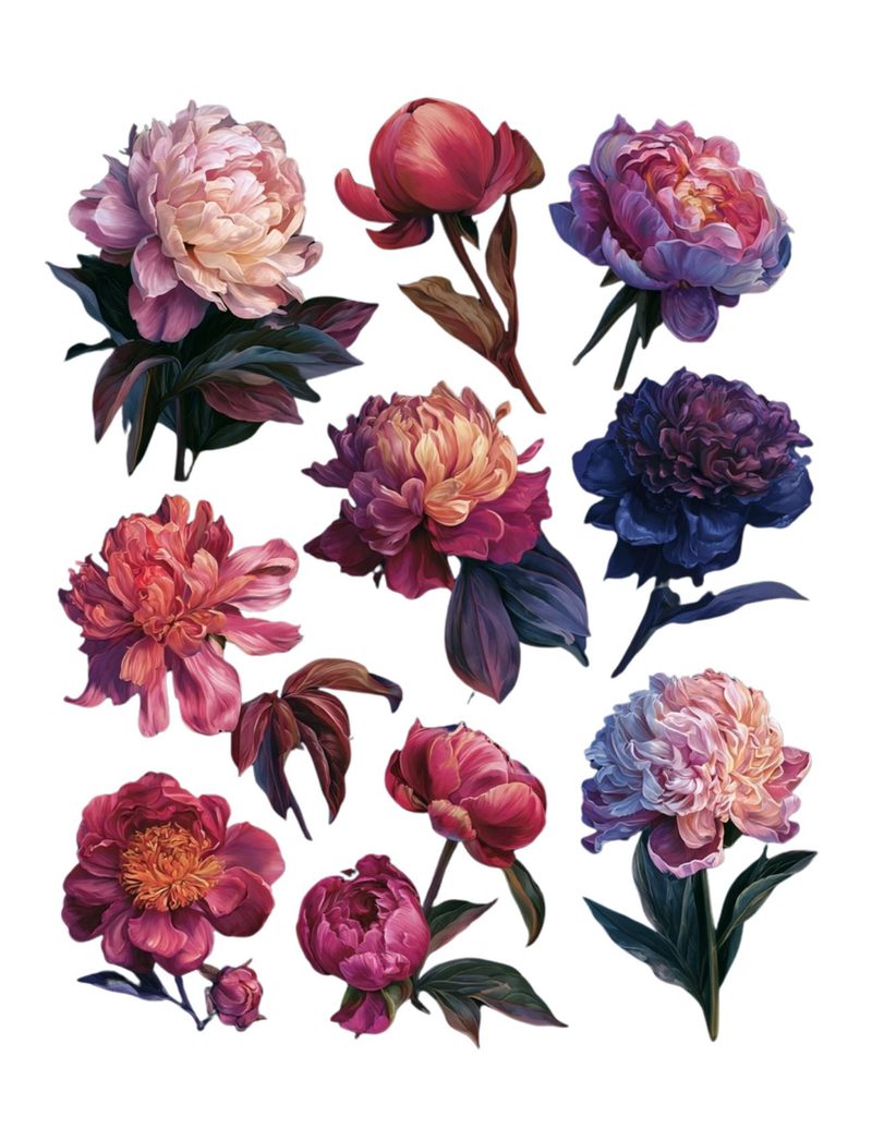 Botanica Obscura — Midnight Garden Collage Papers eBook page 50 — [object Object]