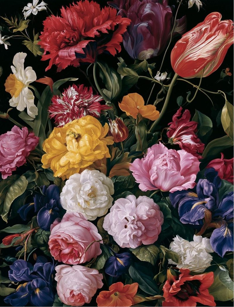 Botanica Obscura — Midnight Garden Collage Papers eBook page 57 — [object Object]