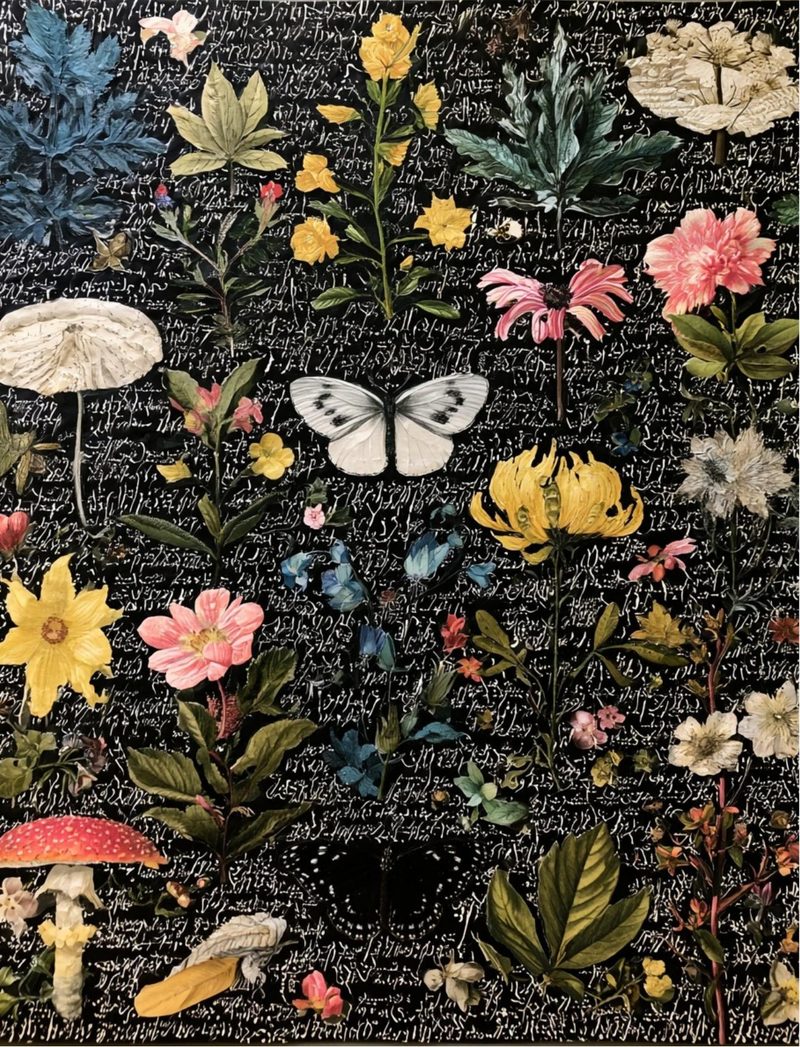 Botanica Obscura — Midnight Garden Collage Papers eBook page 69 — [object Object]