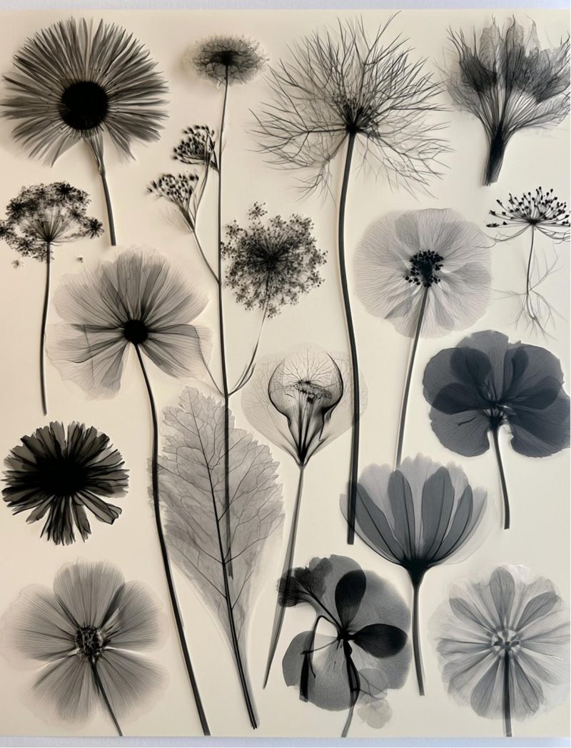 Botanica Obscura — Midnight Garden Collage Papers eBook page 74 — [object Object]