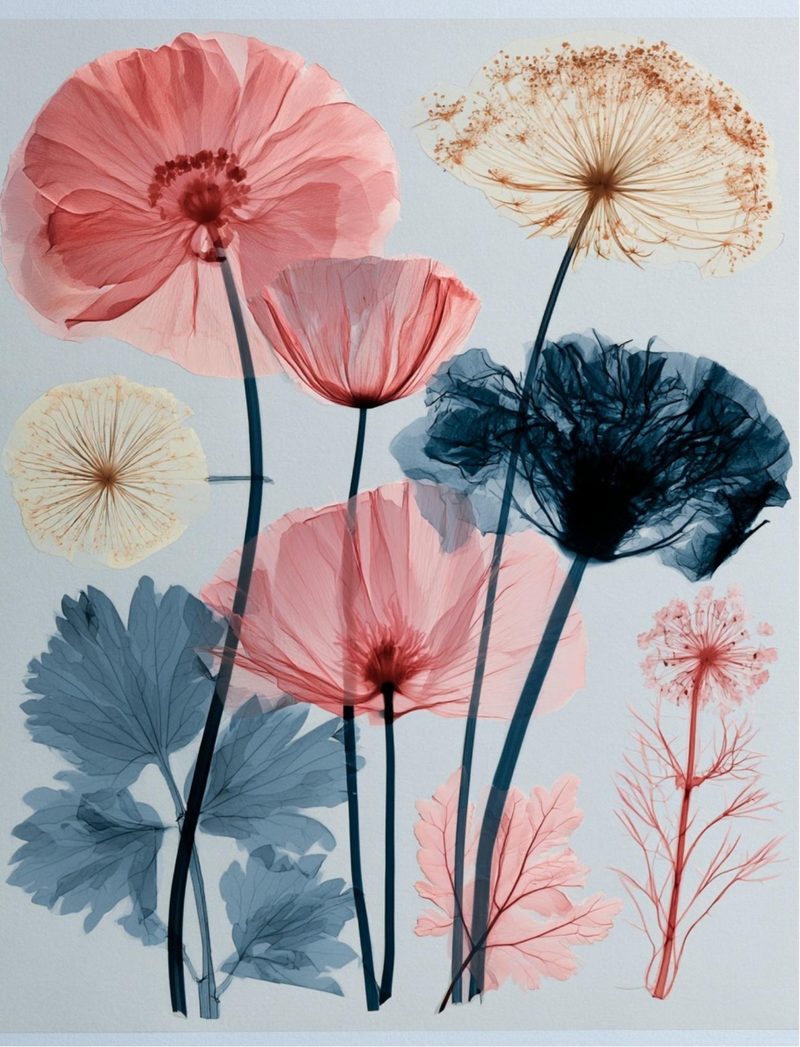 Botanica Obscura — Midnight Garden Collage Papers eBook page 75 — [object Object]