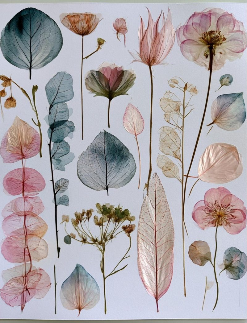 Botanica Obscura — Midnight Garden Collage Papers eBook page 80 — [object Object]