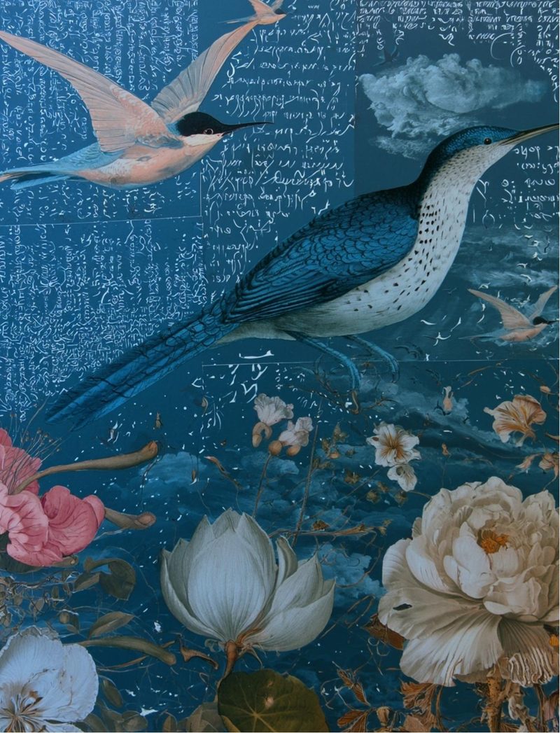 Botanica Obscura — Midnight Garden Collage Papers eBook page 91 — [object Object]