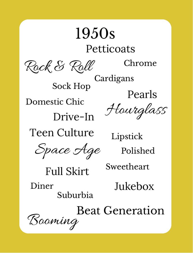Collage Couture eBook page 45 — 1950s nostalgia, retro Americana, mid-century culture