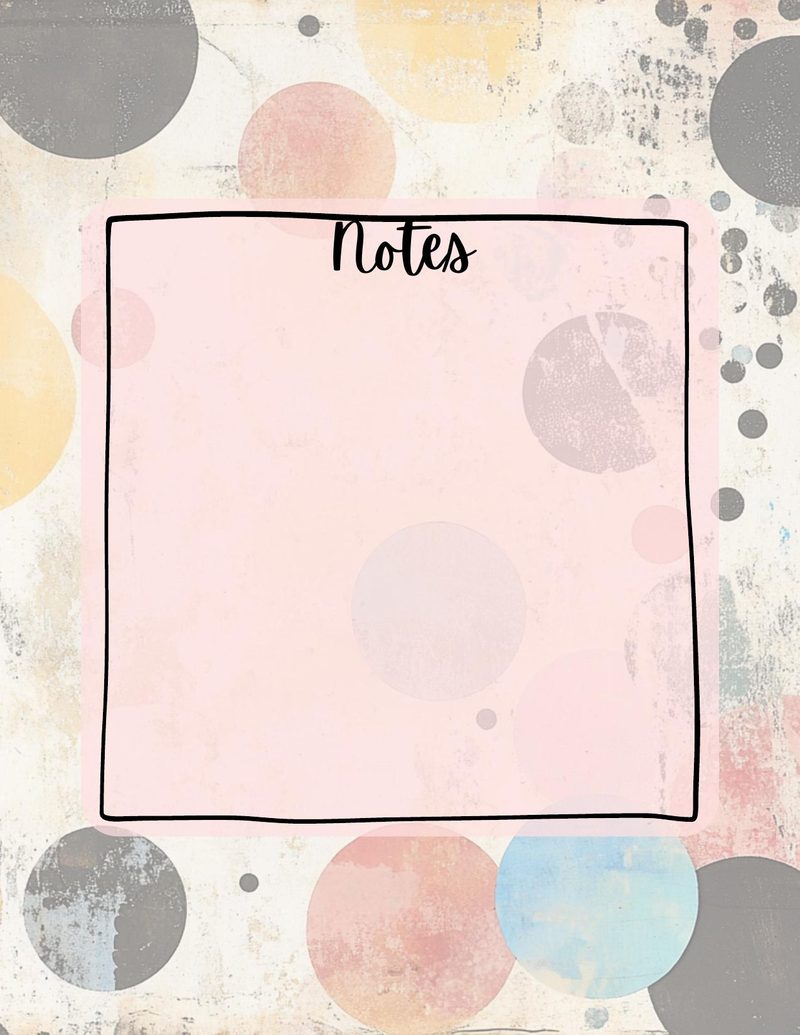 Creative Heroine Vol. 1 eBook page 26 — notes page, junk journal supplies, mixed media collage