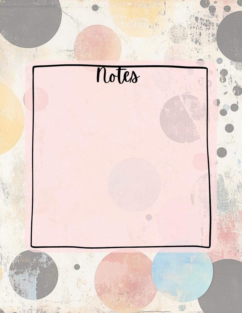 Creative Heroine Vol. 1 eBook page 30 — notes page, vintage collage, mixed media background