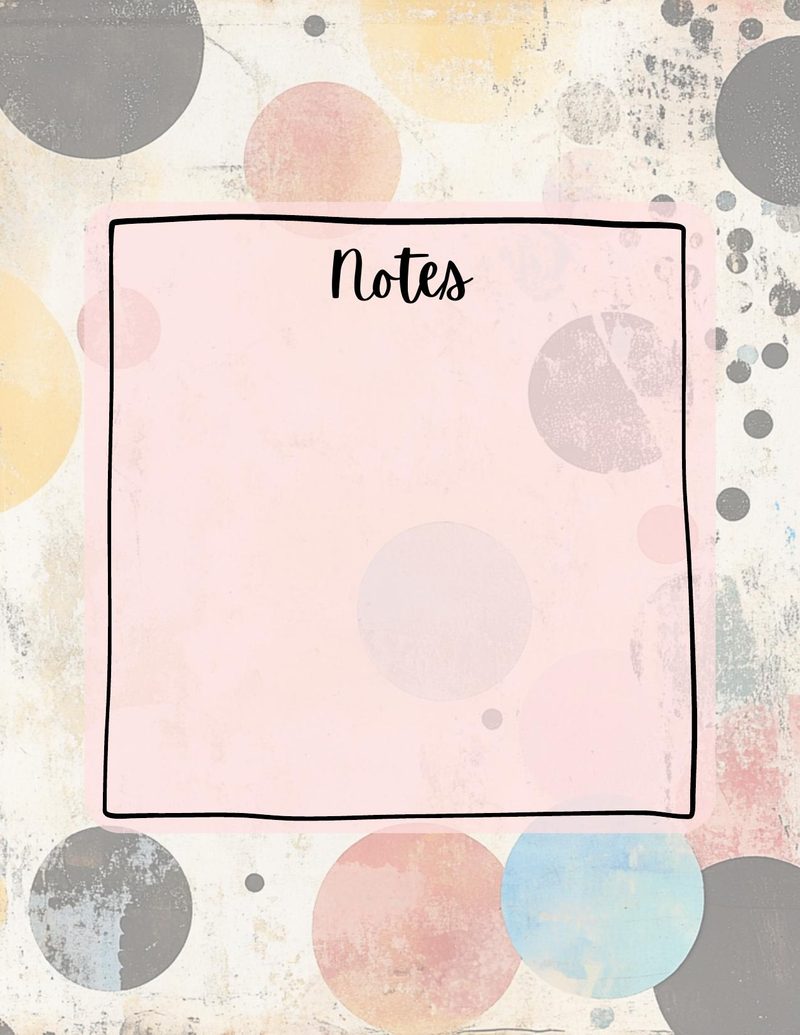 Creative Heroine Vol. 1 eBook page 32 — notes page, journaling, vintage aesthetic