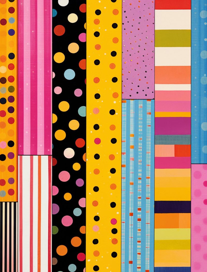 Dot, Dot, Dot eBook page 10 — geometric-patterns, colorful-collage, modern-scrapbook