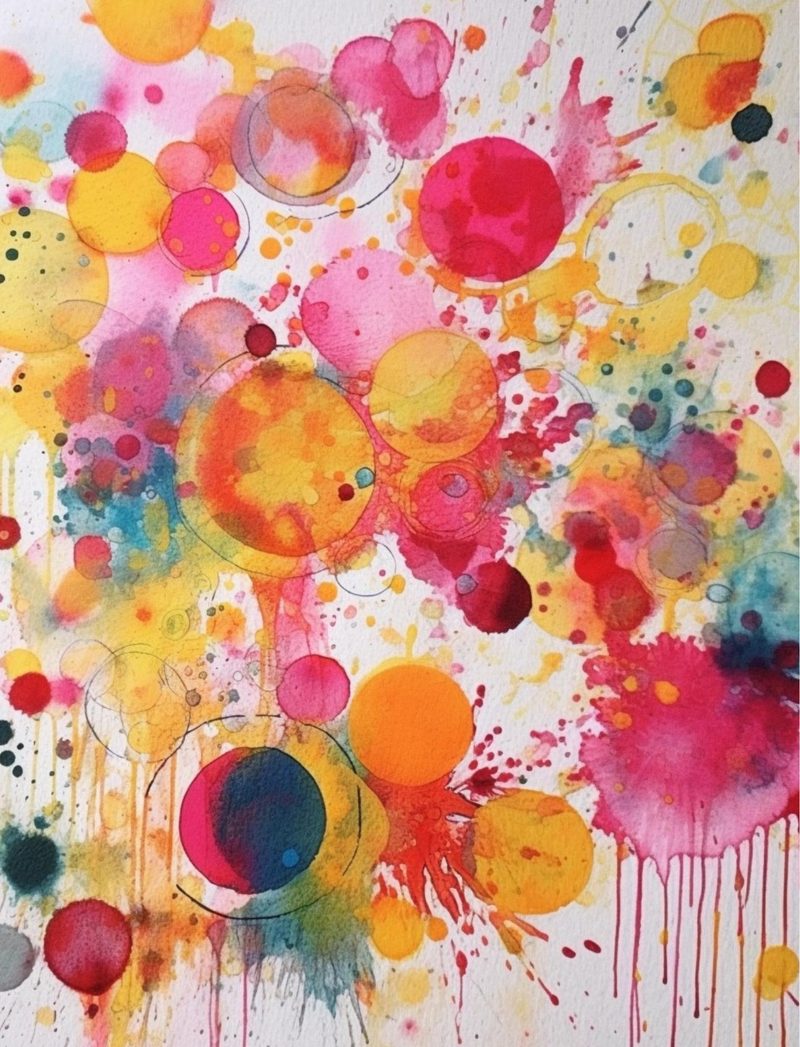Everything & Nothing eBook page 36 — abstract art, colorful collage, mixed media