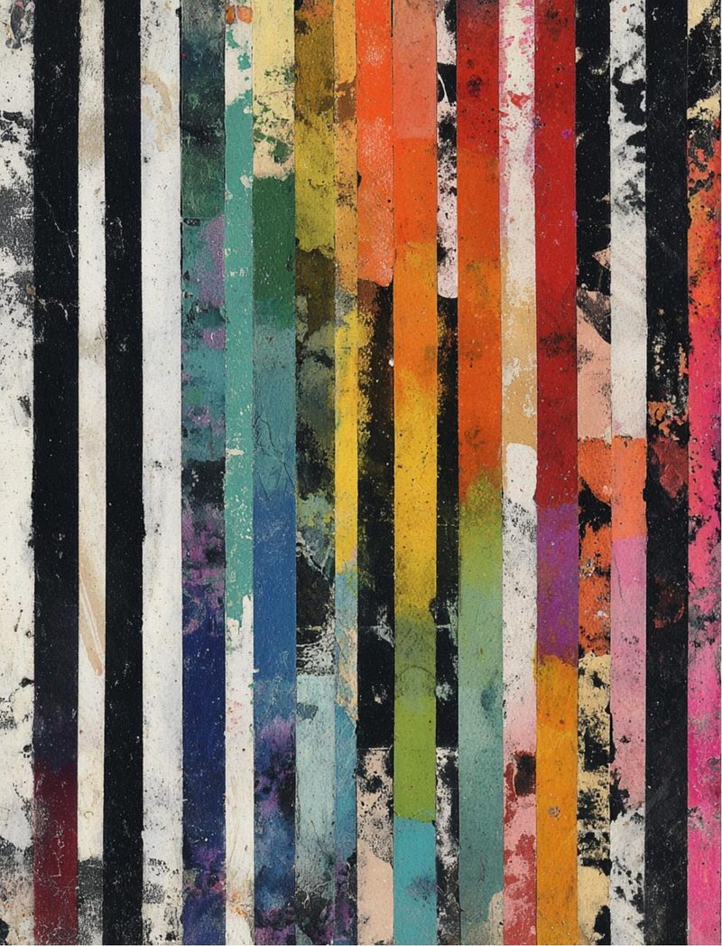 Face It eBook page 62 — vintage color palette, grunge texture, street art aesthetic