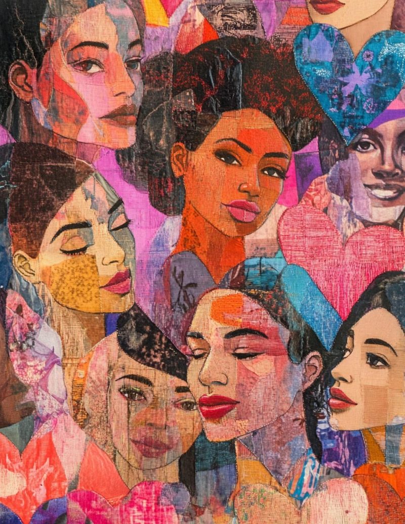 From The Heart eBook page 85 — diversity, female empowerment, pop-art women