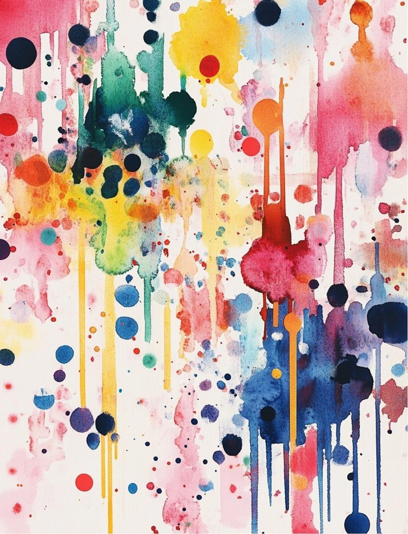Gilded Pop eBook page 74 — abstract-watercolor, contemporary-art, colorful-mixed-media