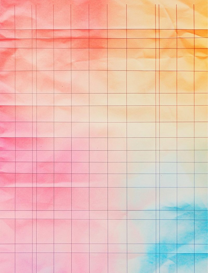 How Does Your Garden Grow? eBook page 112 — ombre background, gradient paper, watercolor art