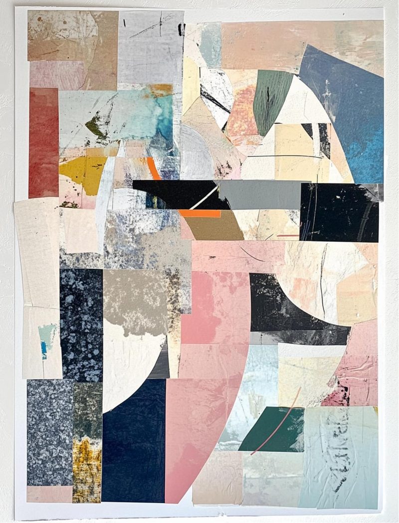 I Need This In My Life eBook page 18 — abstract-collage, vintage-mixed-media, geometric-composition