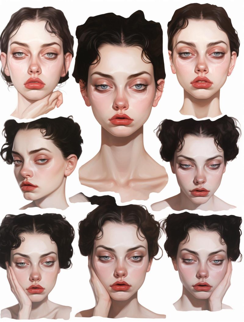 I Spy an Eye eBook page 45 — portrait study, emotional introspection, contemporary figure