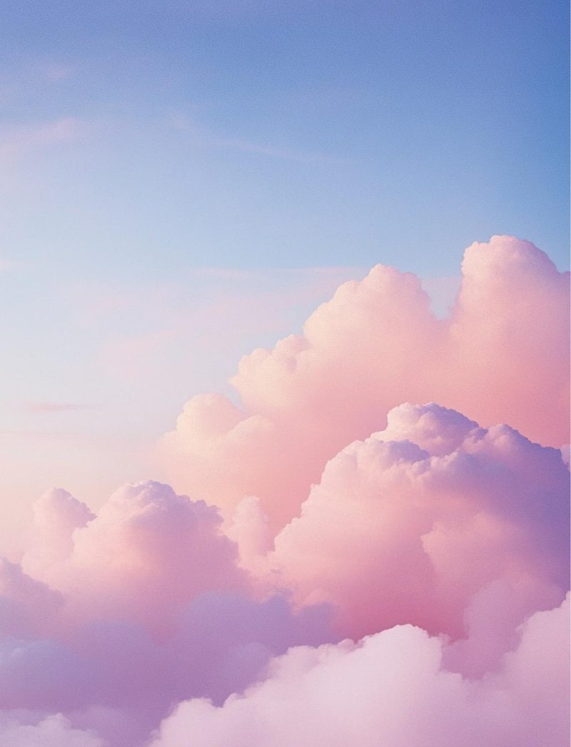 In My Collage Era eBook page 11 — sky aesthetic, cloud photography, pastel clouds