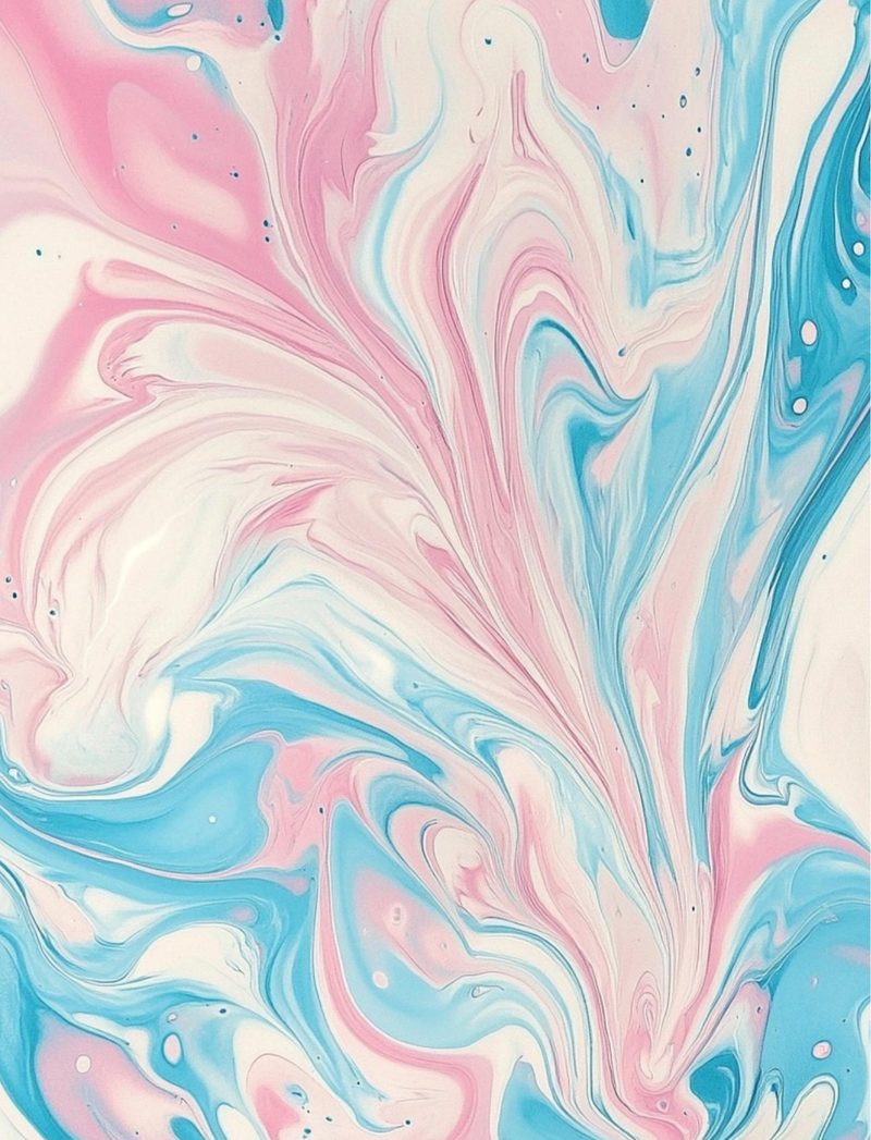 In My Collage Era eBook page 23 — marble-paper, fluid-art, abstract-watercolor