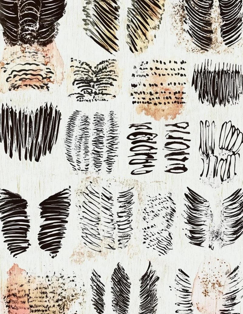 Inchie It Up! eBook page 48 — texture study, ink techniques, artist reference