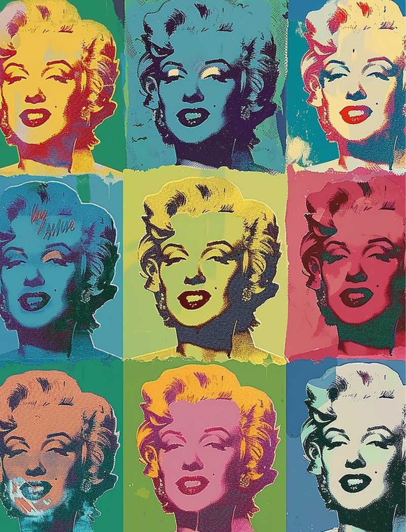 Leading Ladies eBook page 27 — pop art, celebrity portrait, retro 1950s