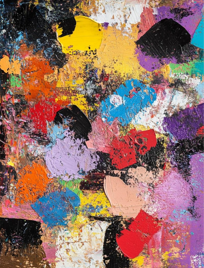 My Future’s So Bright eBook page 76 — abstract-art, contemporary-collage, color-explosion