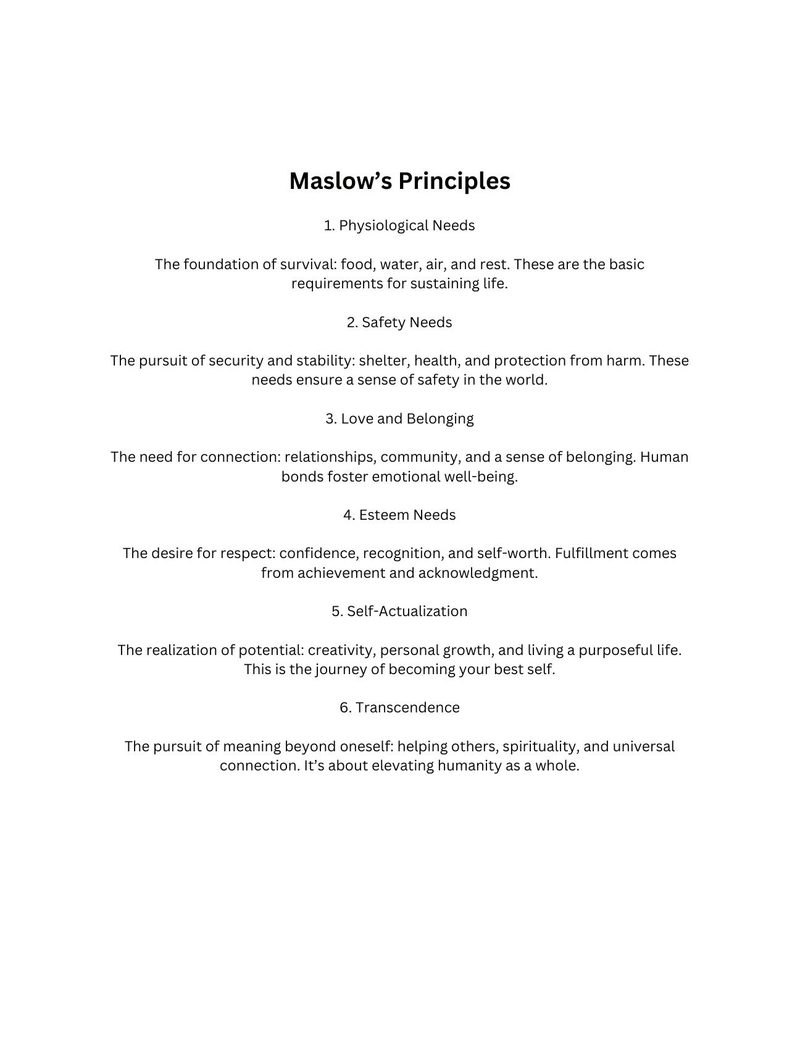 My Name Is Maslow eBook page 4 — maslow's hierarchy, personal growth, self-actualization
