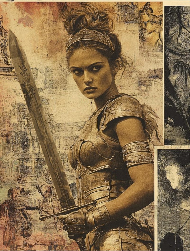 Mythica — Fantasy Collage Art Book eBook page 13 — [object Object]