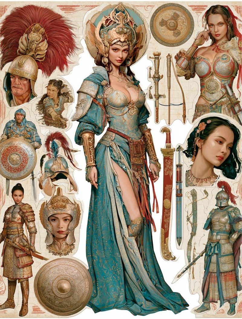 Mythica — Fantasy Collage Art Book eBook page 14 — [object Object]