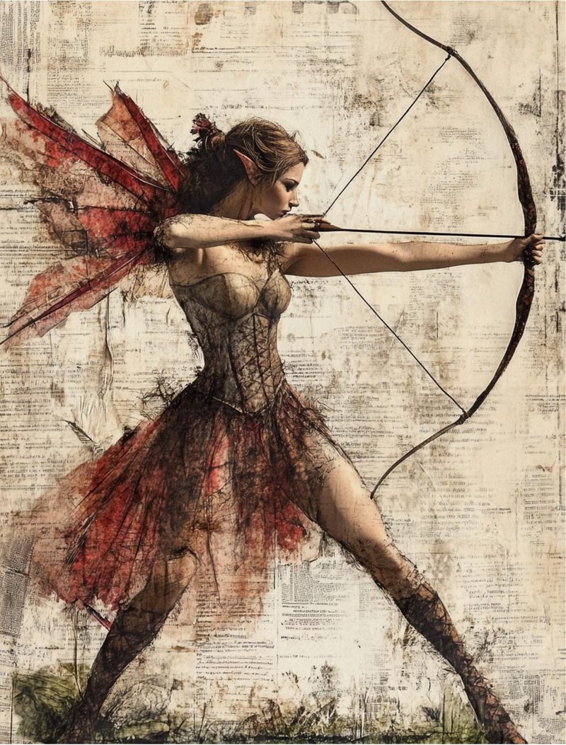 Mythica — Fantasy Collage Art Book eBook page 17 — [object Object]