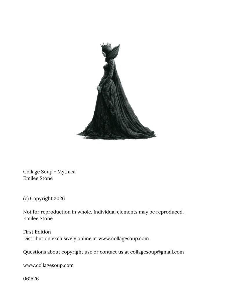 Mythica — Fantasy Collage Art Book eBook page 2 — [object Object]