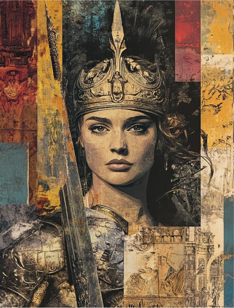 Mythica — Fantasy Collage Art Book eBook page 23 — [object Object]