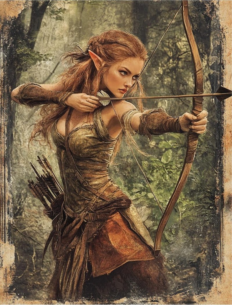Mythica — Fantasy Collage Art Book eBook page 25 — [object Object]