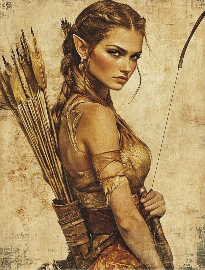 Mythica — Fantasy Collage Art Book eBook page 27 — [object Object]