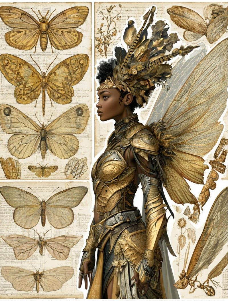 Mythica — Fantasy Collage Art Book eBook page 28 — [object Object]