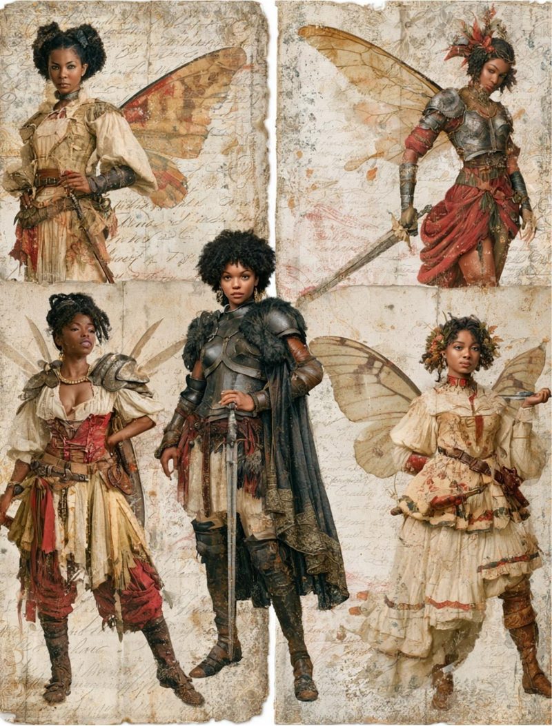 Mythica — Fantasy Collage Art Book eBook page 30 — [object Object]