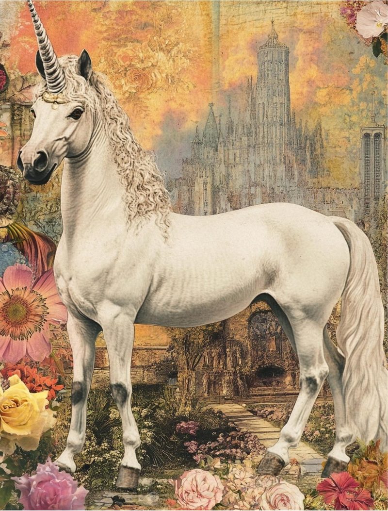 Mythica — Fantasy Collage Art Book eBook page 39 — [object Object]
