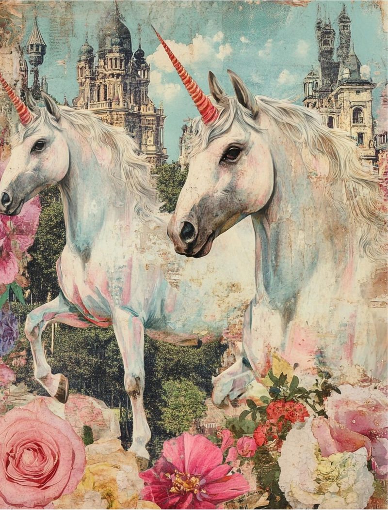 Mythica — Fantasy Collage Art Book eBook page 43 — [object Object]