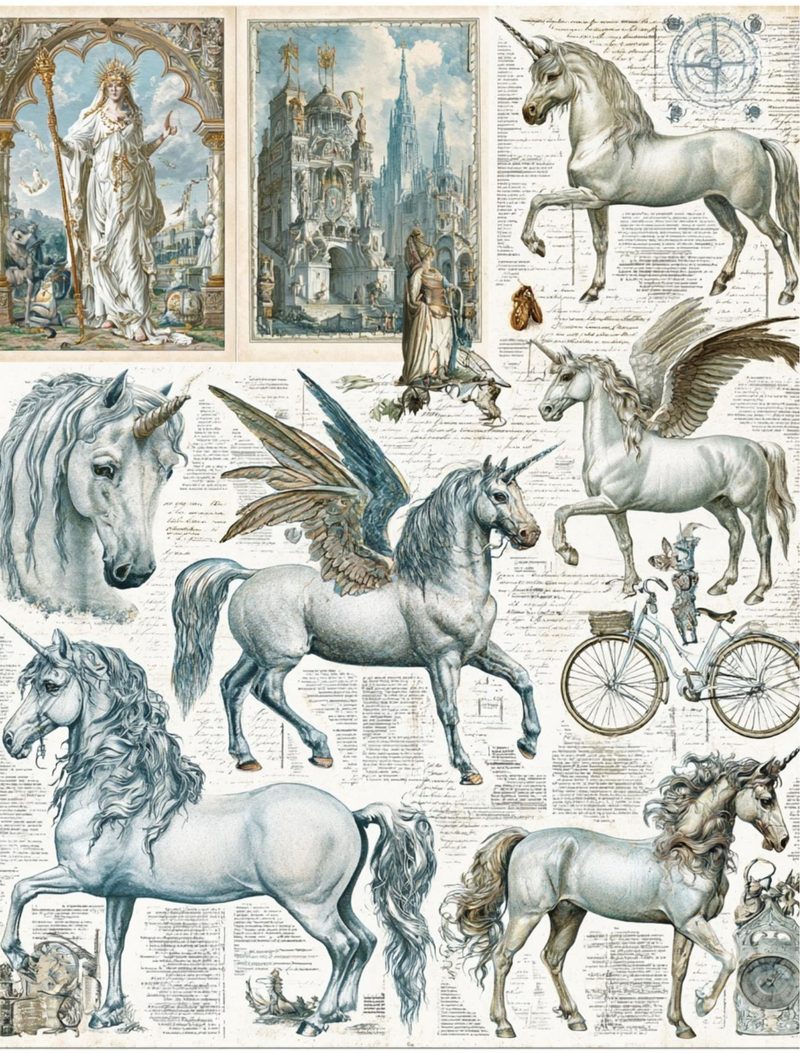 Mythica — Fantasy Collage Art Book eBook page 46 — [object Object]