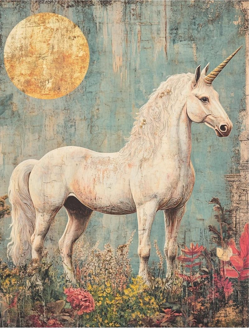 Mythica — Fantasy Collage Art Book eBook page 47 — [object Object]