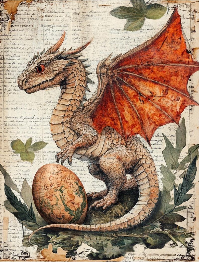 Mythica — Fantasy Collage Art Book eBook page 5 — [object Object]