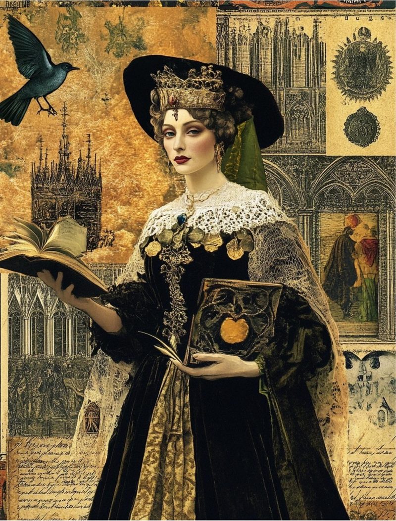 Mythica — Fantasy Collage Art Book eBook page 57 — [object Object]